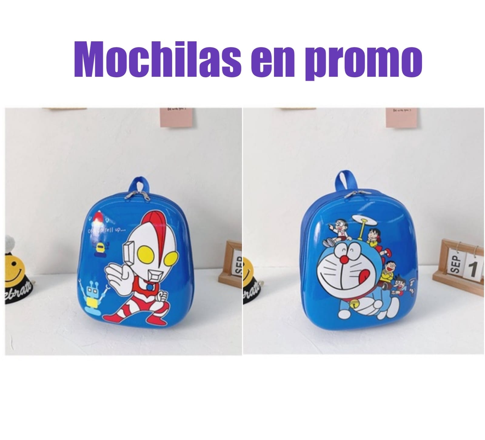 MOCHILA HUEVO KINDER ULTRAMAN