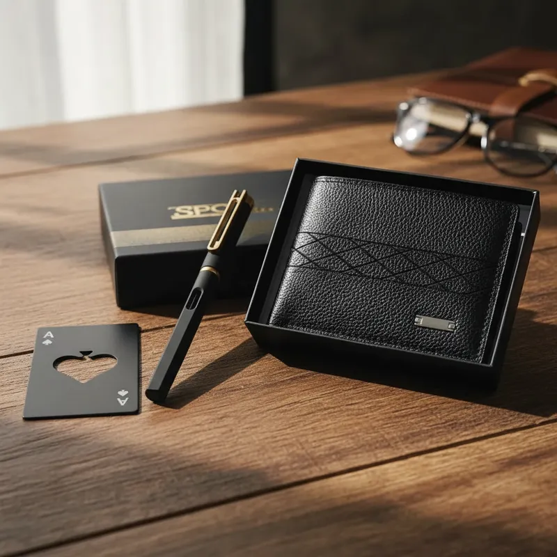 CARTERA CON PLUMA Y DESTAPADOR