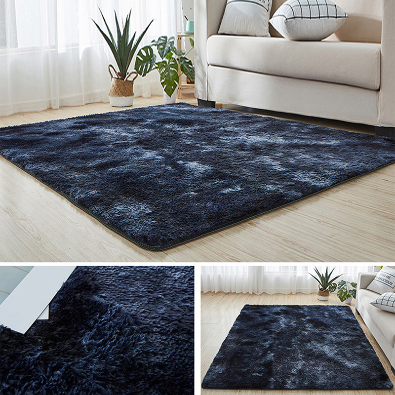 ALFOMBRA 1.80X1.20M NEGRO/GRIS