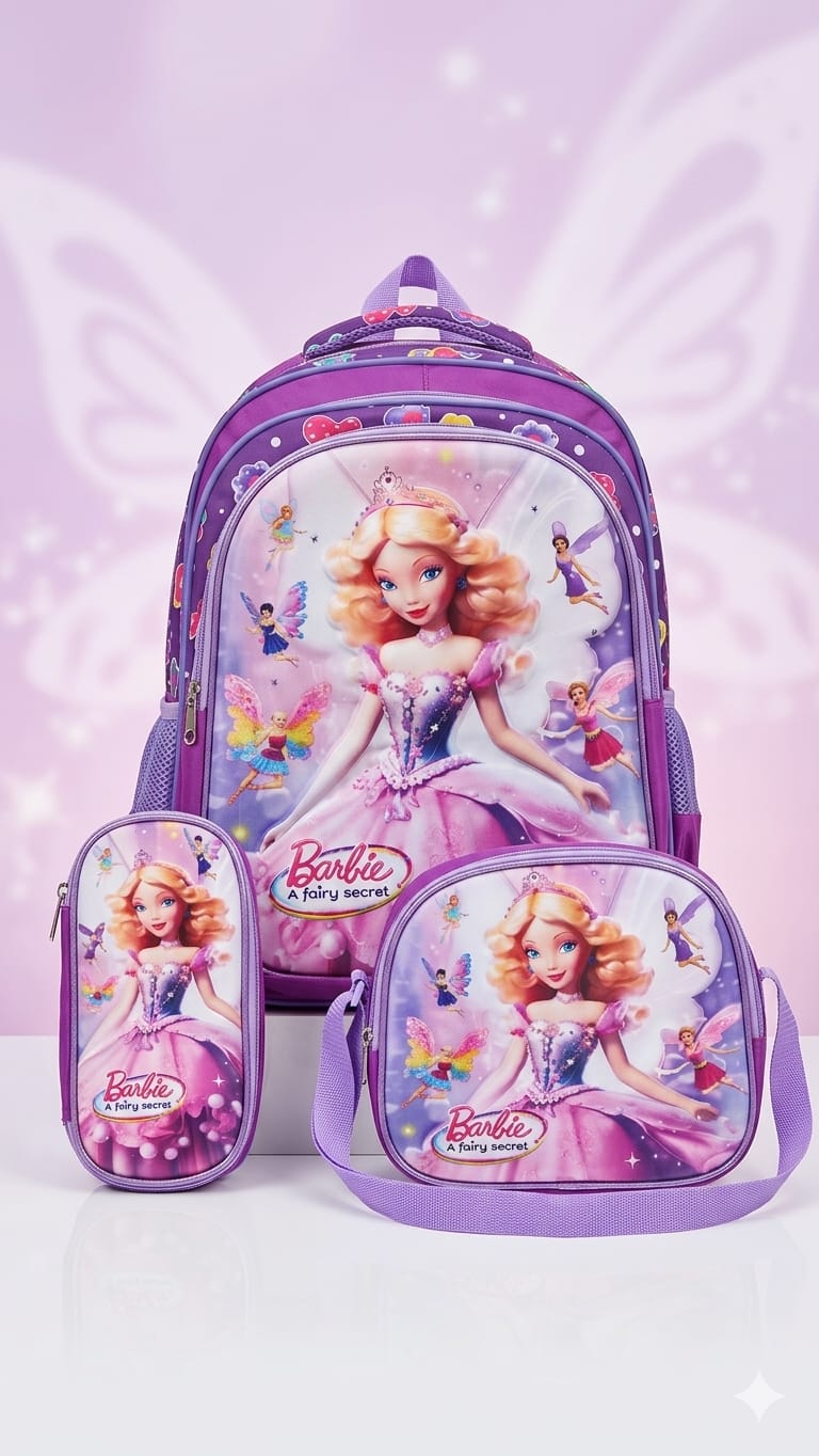 COMBO MOCHILA BARBIE MOD.1 #325