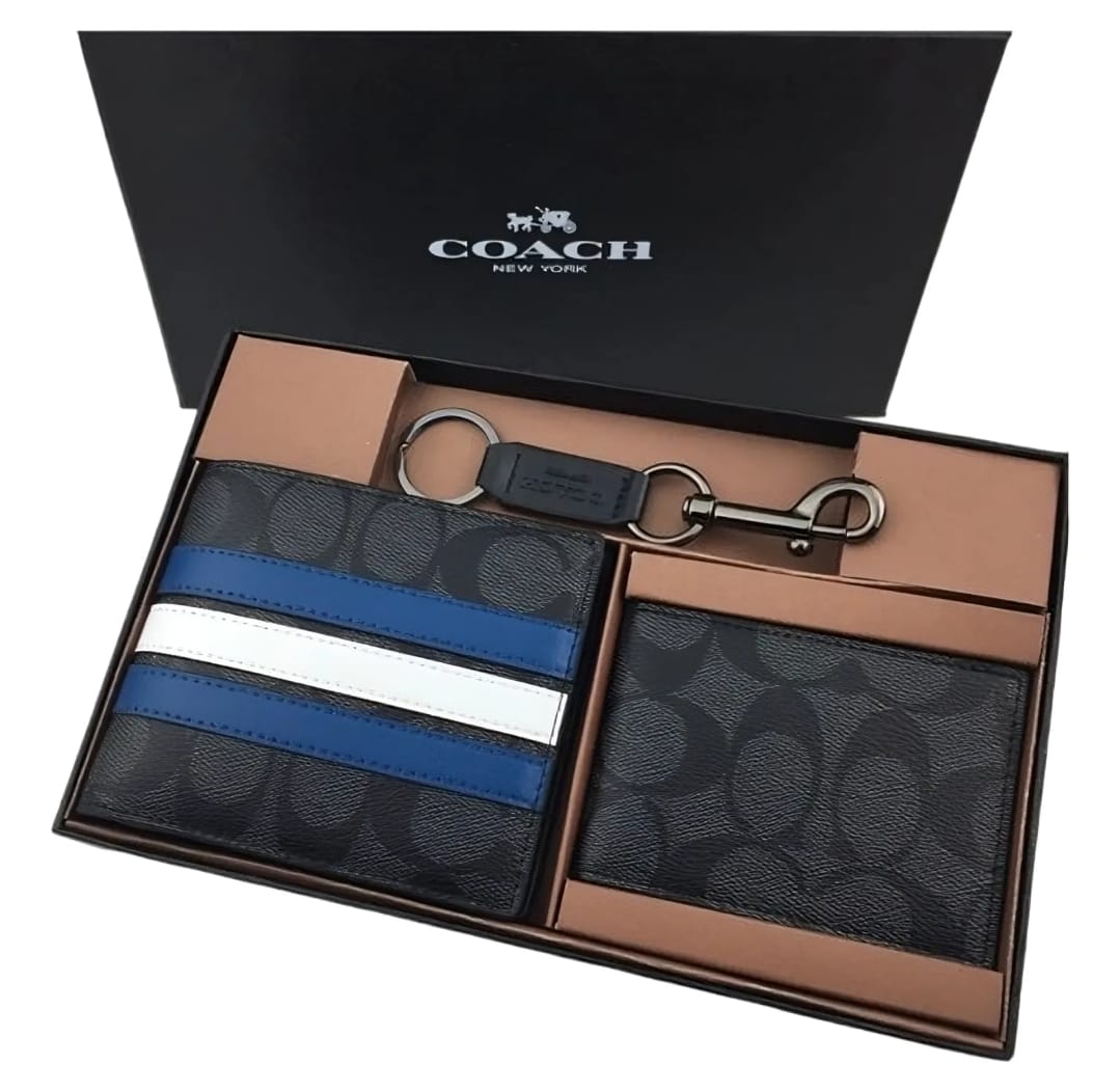 TRIO CARTERA COACH CABALLERO 2