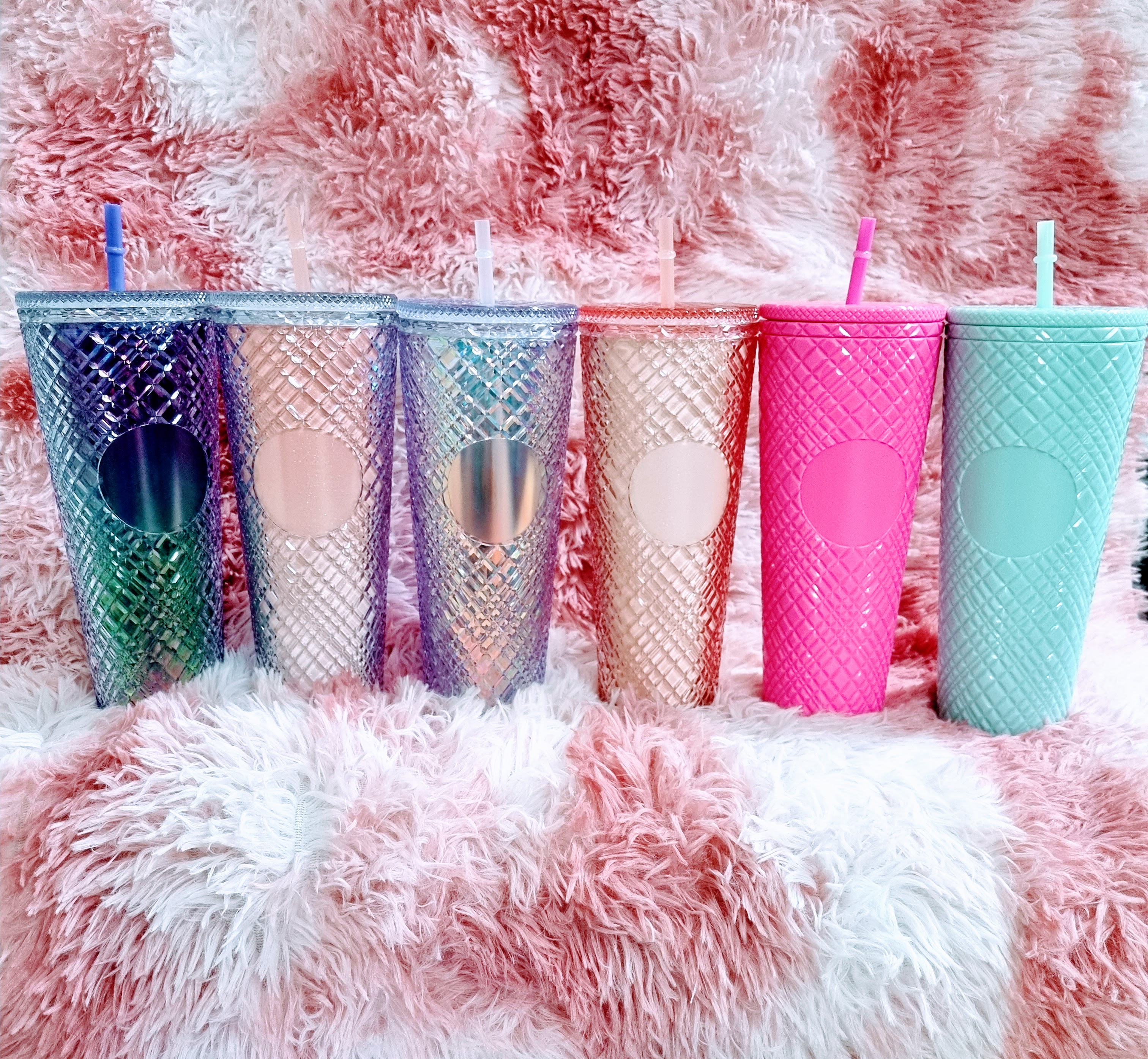VASO TIPO STARBUCKS ROSA/ROSA