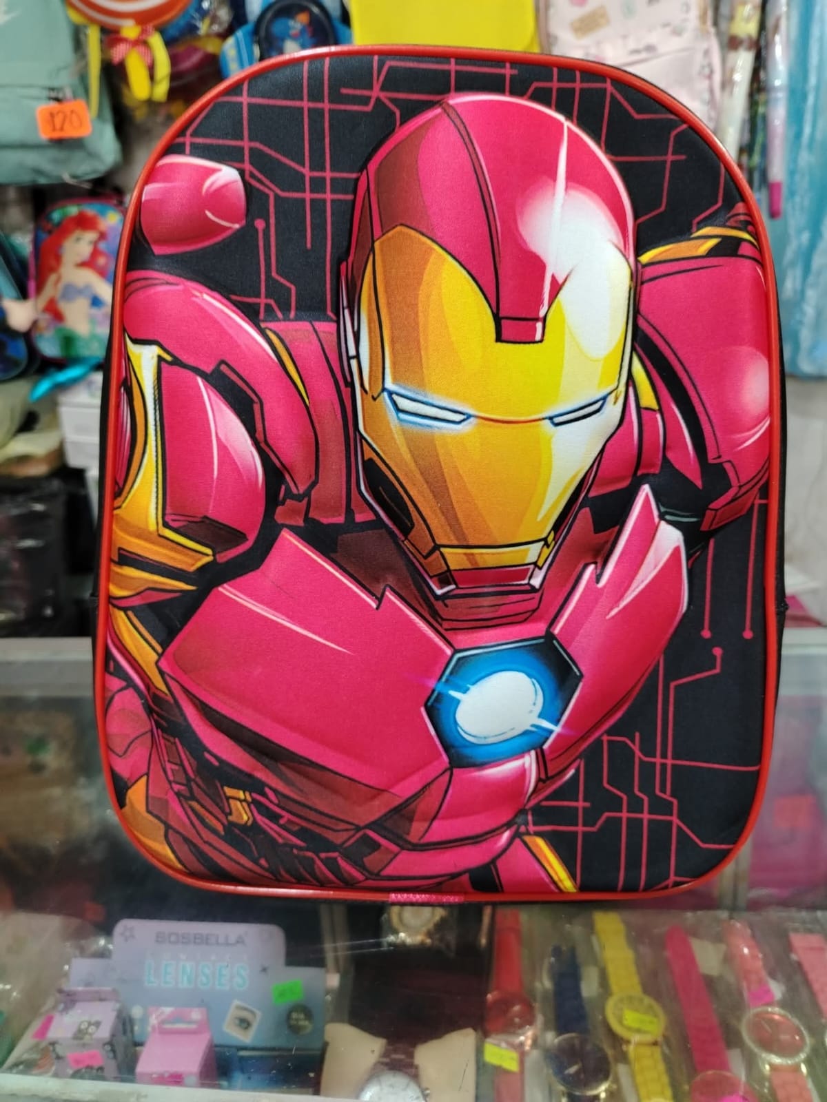 MOCHILA 3D KINDER INDIVIDUAL IRON MAN #965