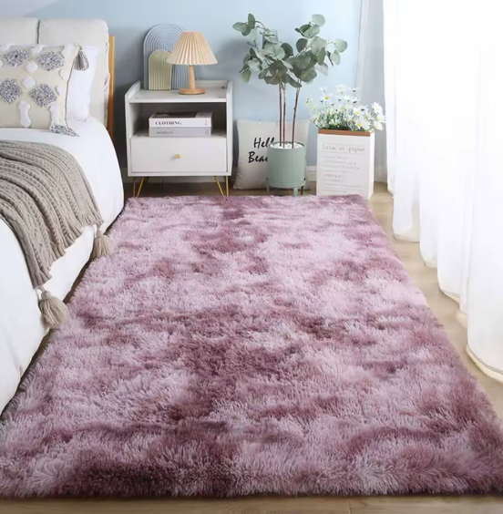 ALFOMBRA PELO ALTO 150X200CM LILA/LILA CLARO