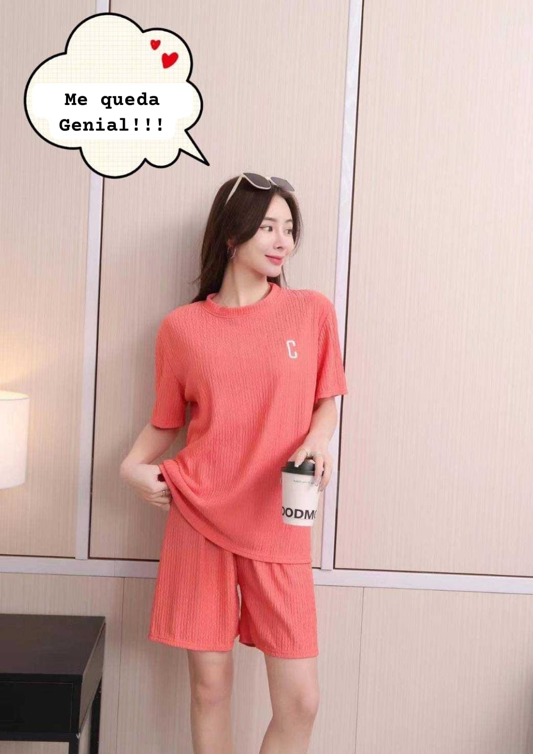 CONJUNTO C CORAL (SHORT)
