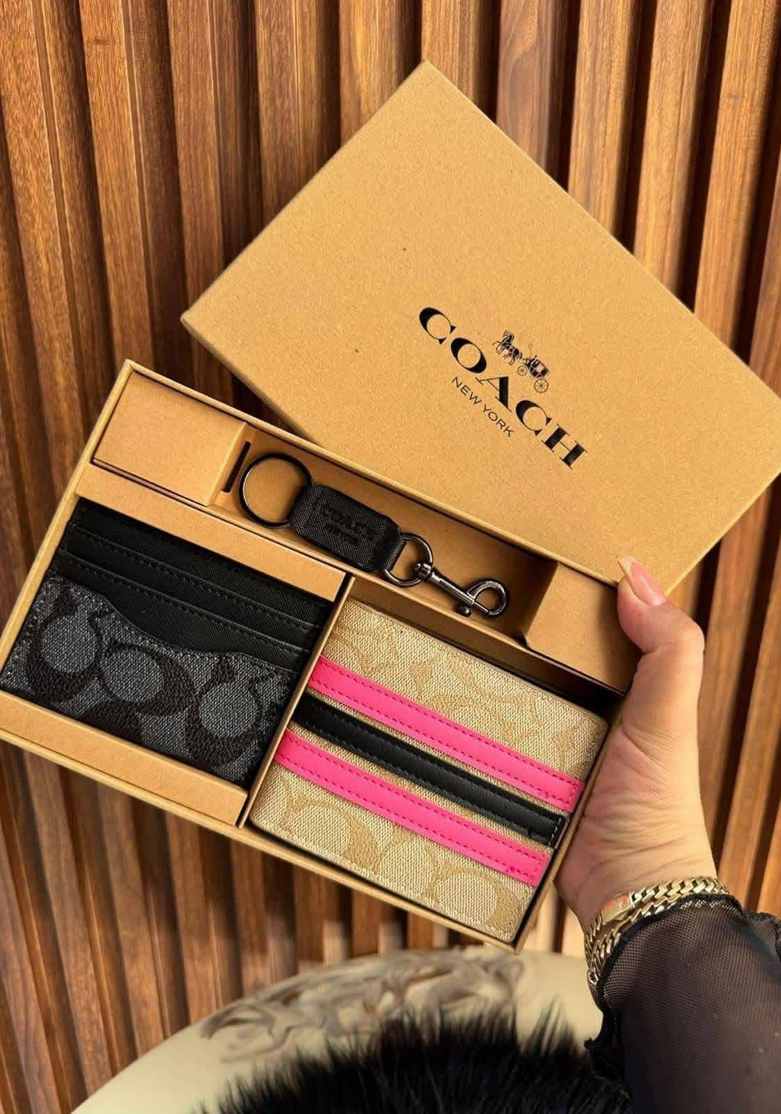 TRIO CARTERA COACH CABALLERO 13