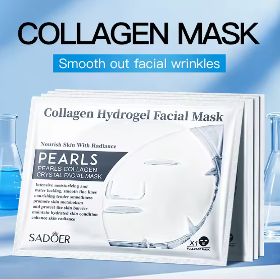 MASCARILLA FACIAL DE HIDROGEL SAODER PERLAS