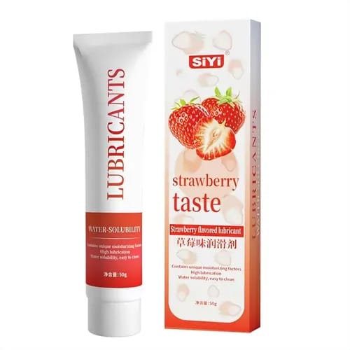 LUBRICANTE CON SABOR FRESA