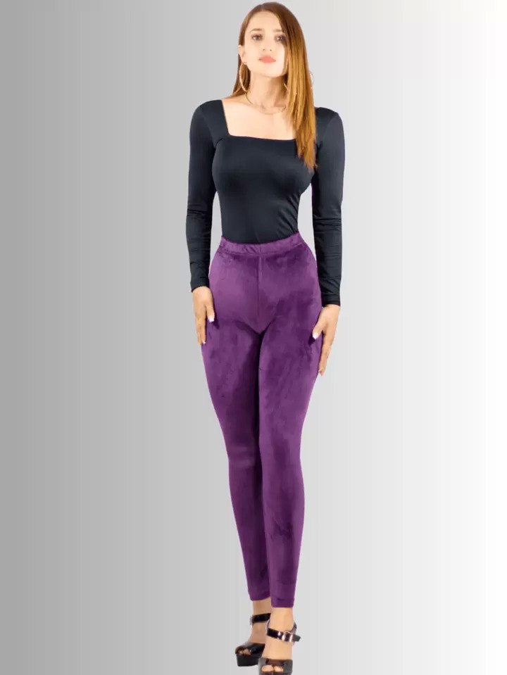 LEGGINS KANGYE TERCIOPELO VIOLETA