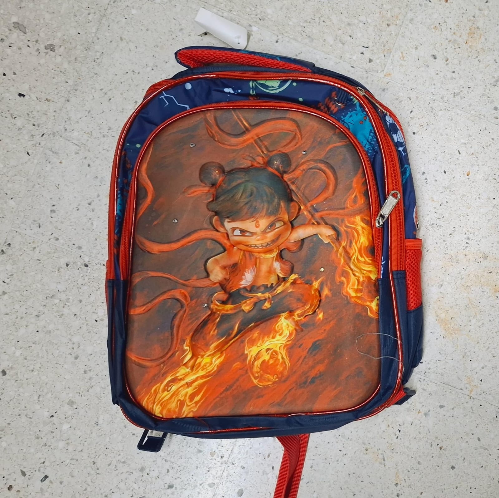MOCHILA COMBO ESCOLAR CON LUZ NEZHA #559