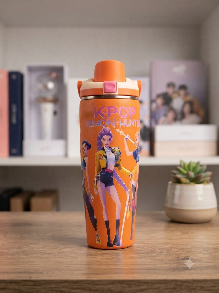 TERMO OWALA 32 OZ (1000ML) GUERRERAS KPOP NARANJA