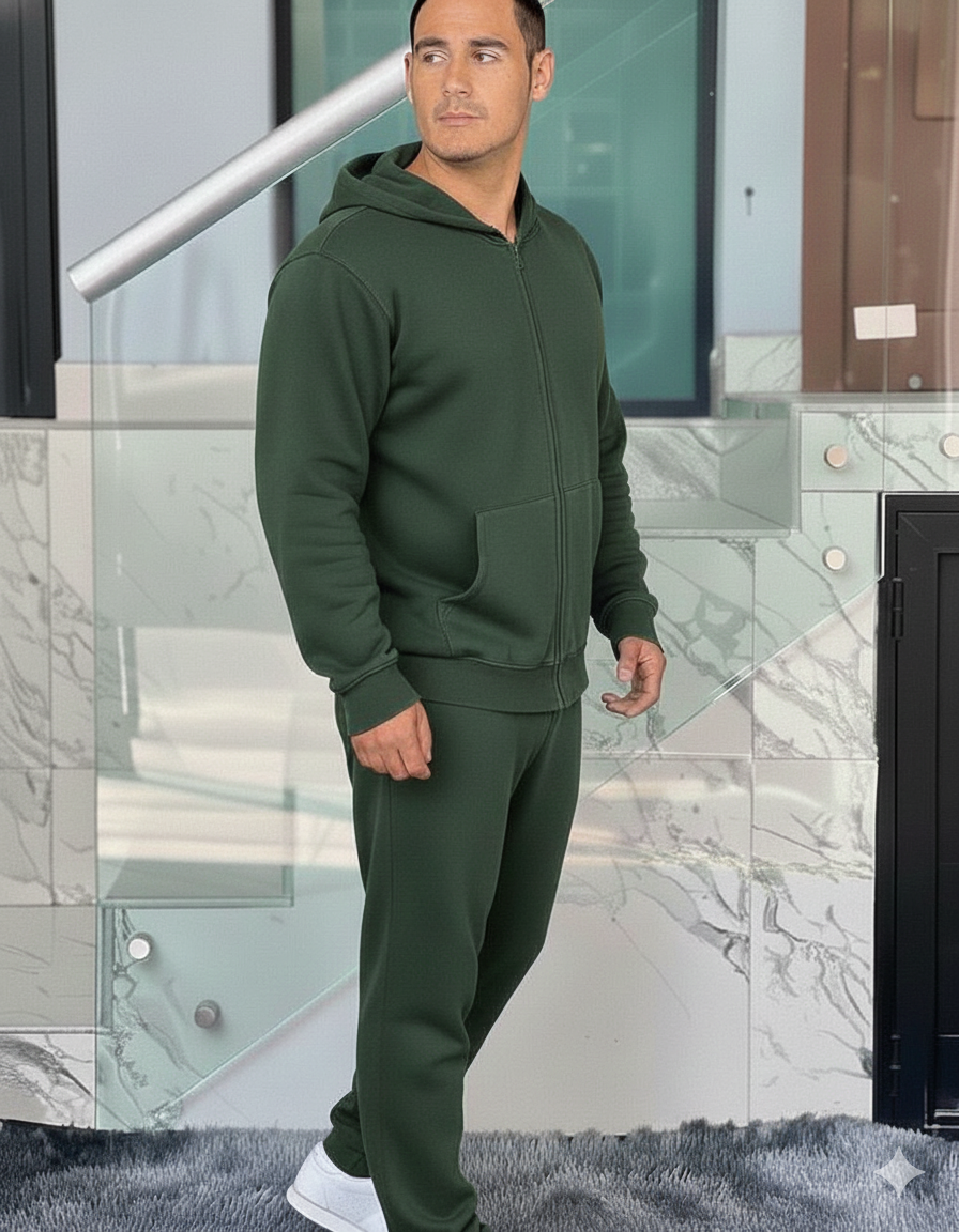 CONJUNTO PANTS JERA CABALLERO VERDE SECO