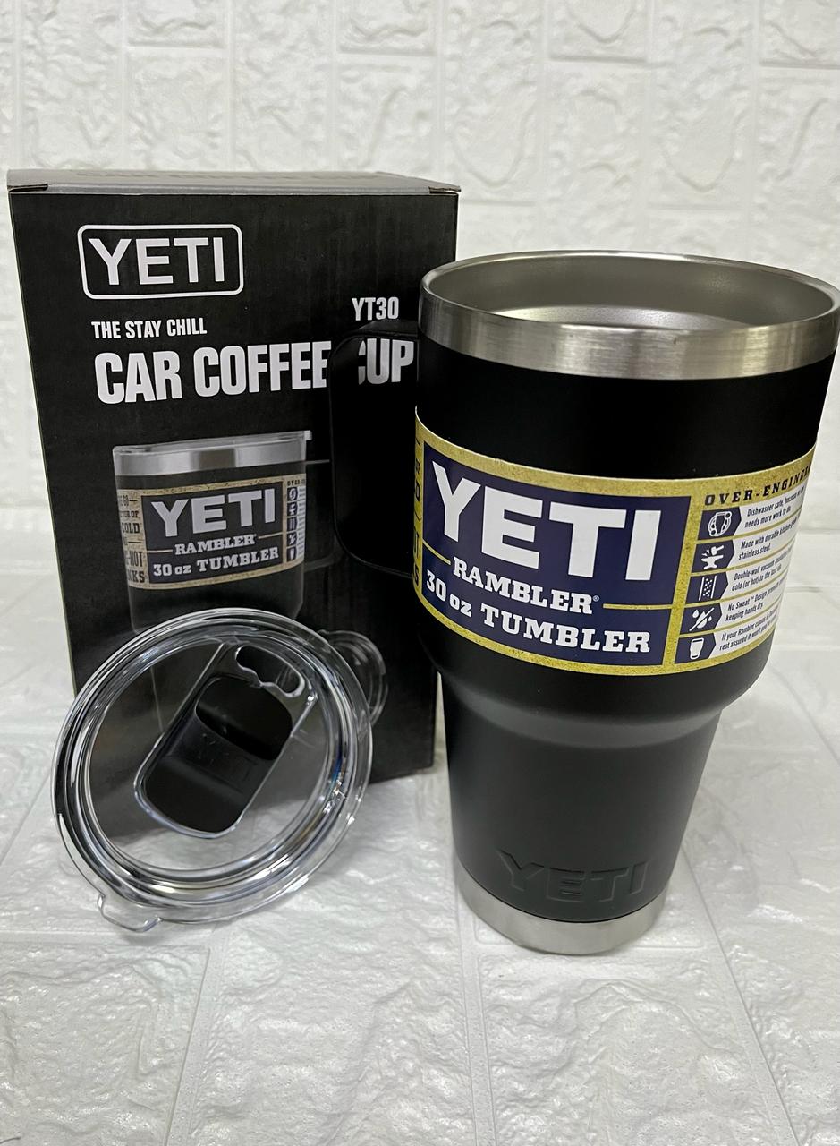 YETI 30 oz CON AGARRADERA NEGRO