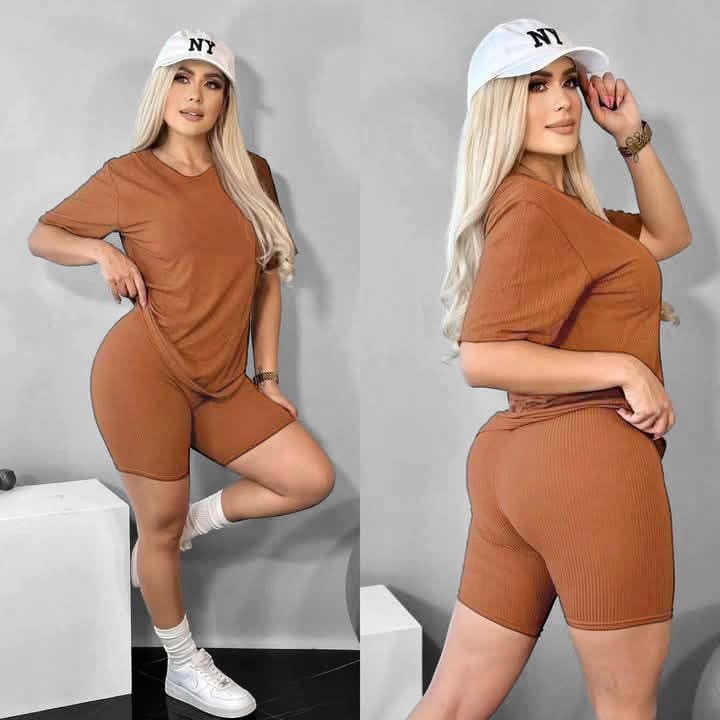 CONJUNTO SHORT BOMY CAQUI M
