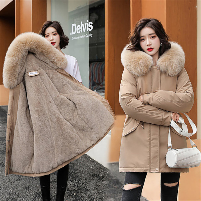 CHAMARRA PREMIUM CON PELUCHE PARKA CAQUI 4XL