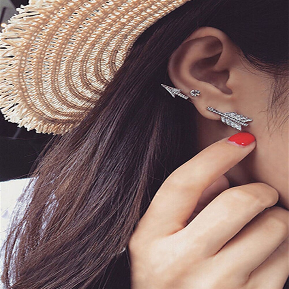 ARETES FLECHA PLATA #13 (1PZ)