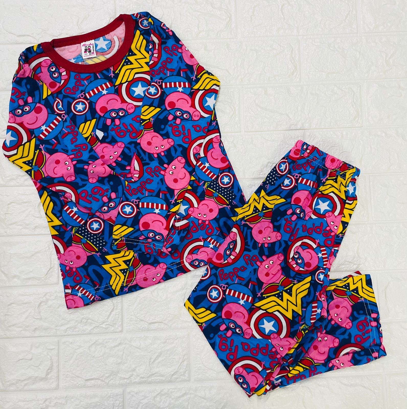 PIJAMA NIÑA PERSONAJES PEPPA M
