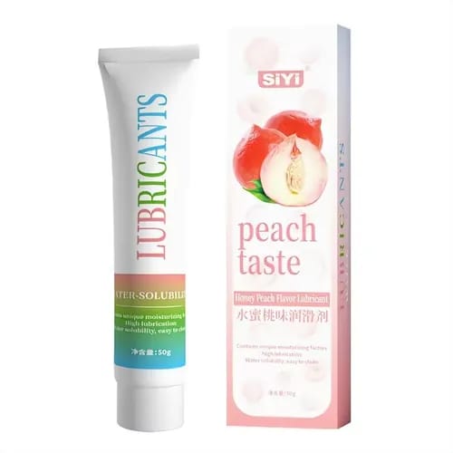 LUBRICANTE CON SABOR DURAZNO