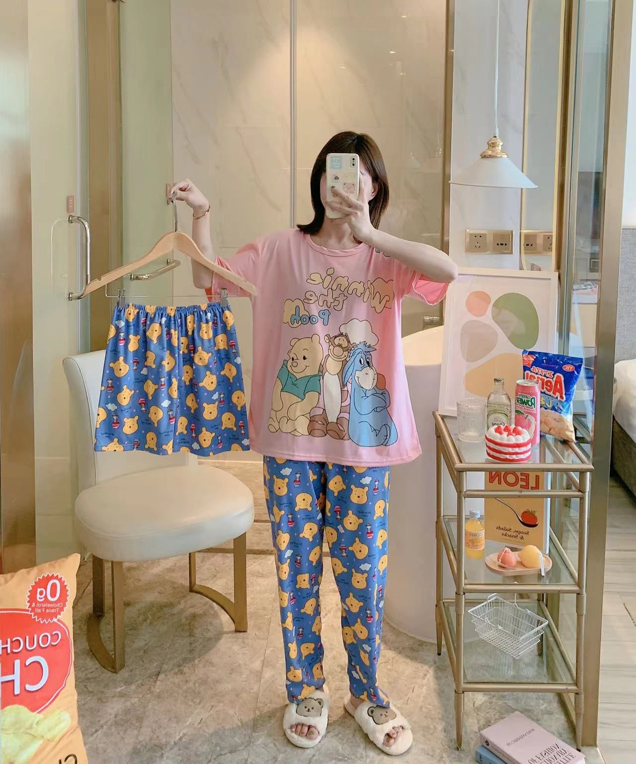 PIJAMA 3 PIEZAS DISNEY L/XL