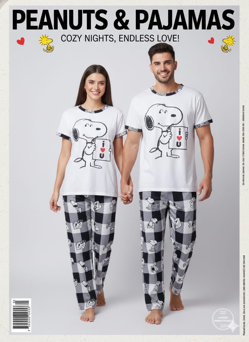 DUO PIJAMAS SNOOPY BRUSH