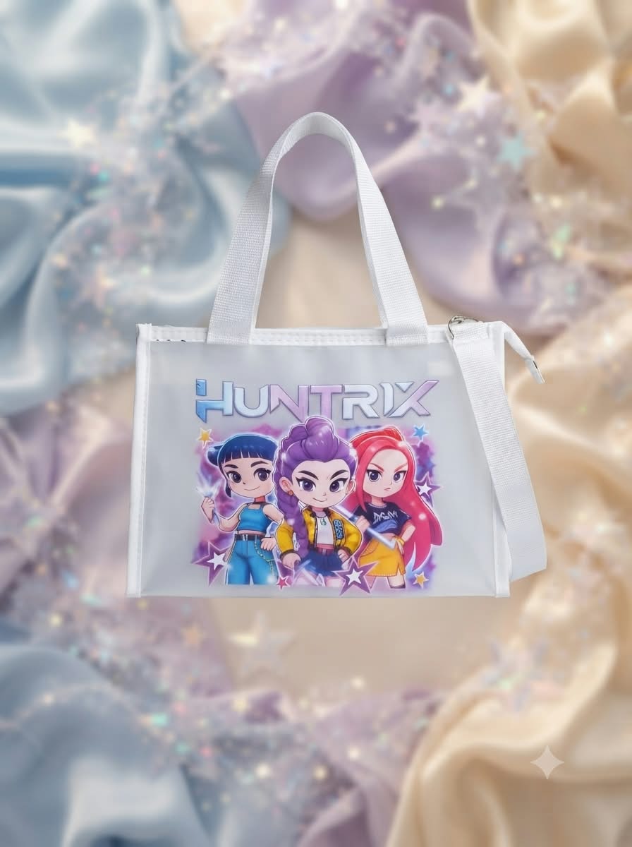BOLSA TRANSPARENTE GUERRERAS KPOP BLANCO