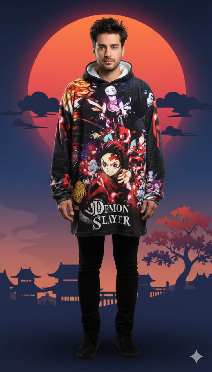 MAXI SUDADERA ADULTO DEMON SLAYER