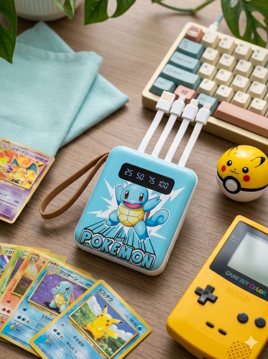 CARGADOR PORTATIL SQUIRTLE