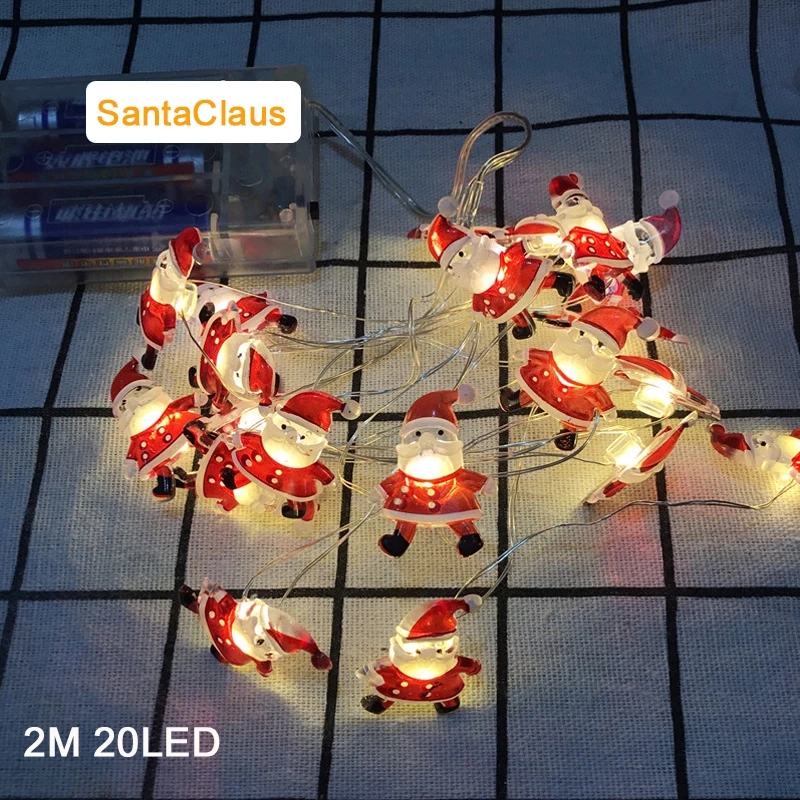SERIE DE LUZ NAVIDEÑA SANTA COMPLETO
