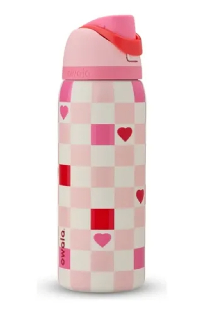 TERMO OWALA 32 oz CUDROS Y CORAZONES