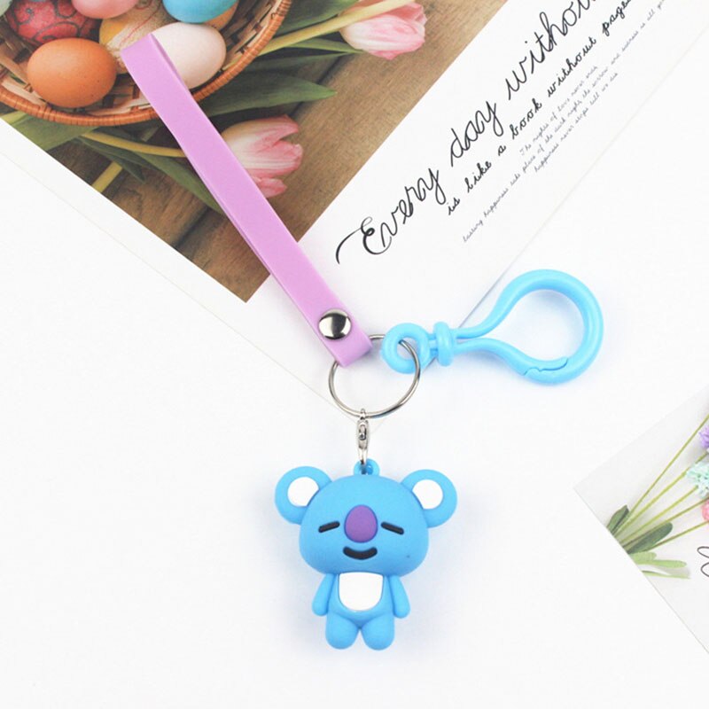 LLAVERO BTS BT21 3D KOYA CON CASCABEL