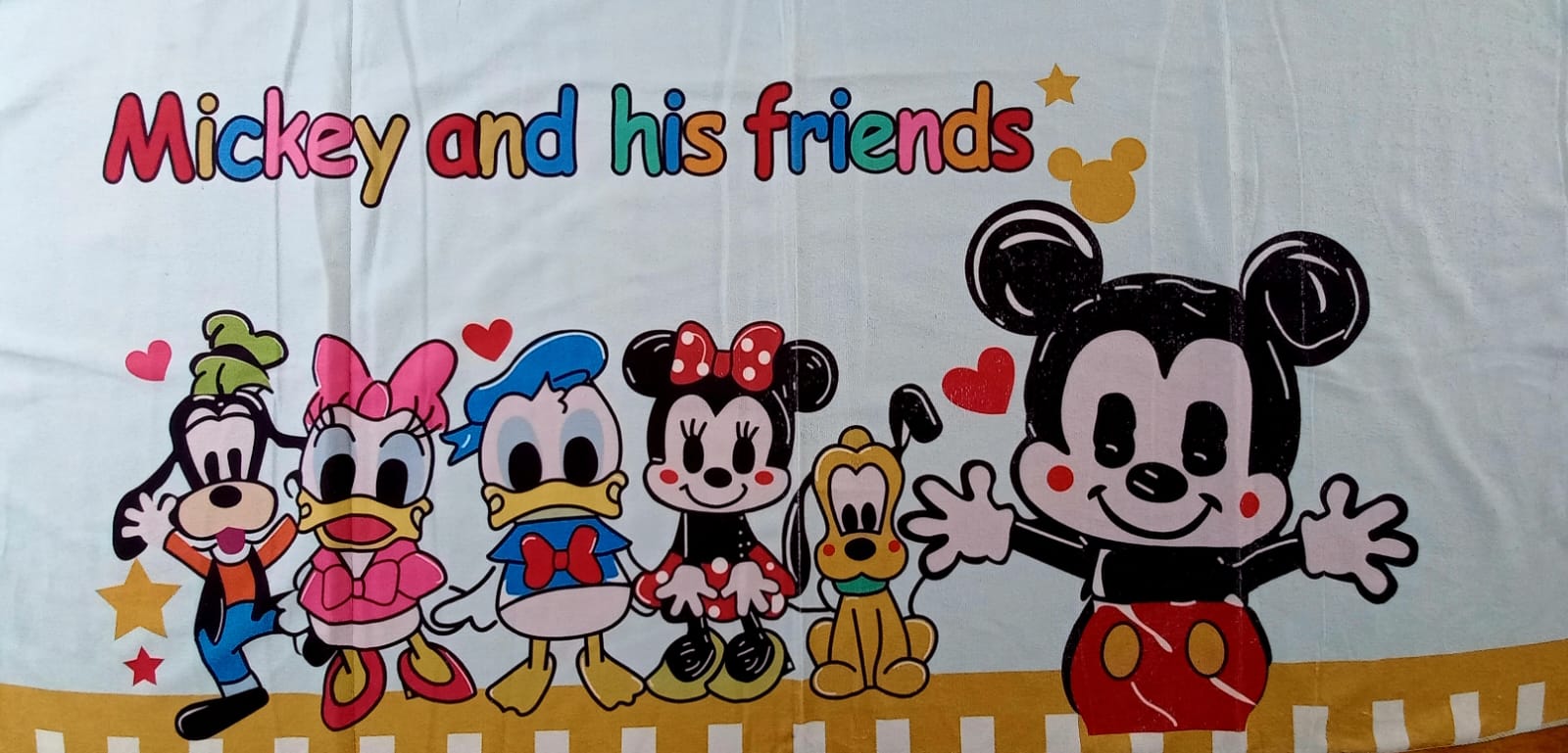 TOALLA INFANTIL DISNEY 1.50 MICKEY BEBES