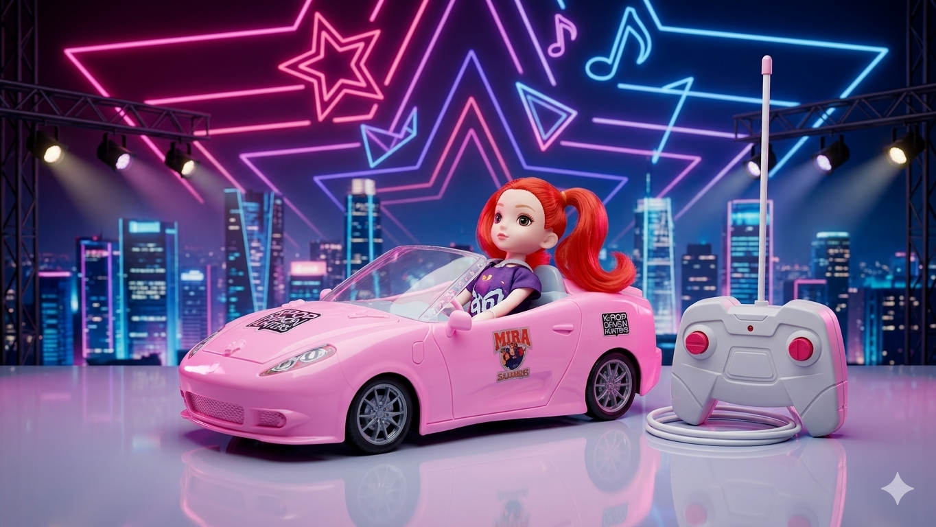 CARRITO GUERRERAS KPOP CONTROL REMOTO MIRA