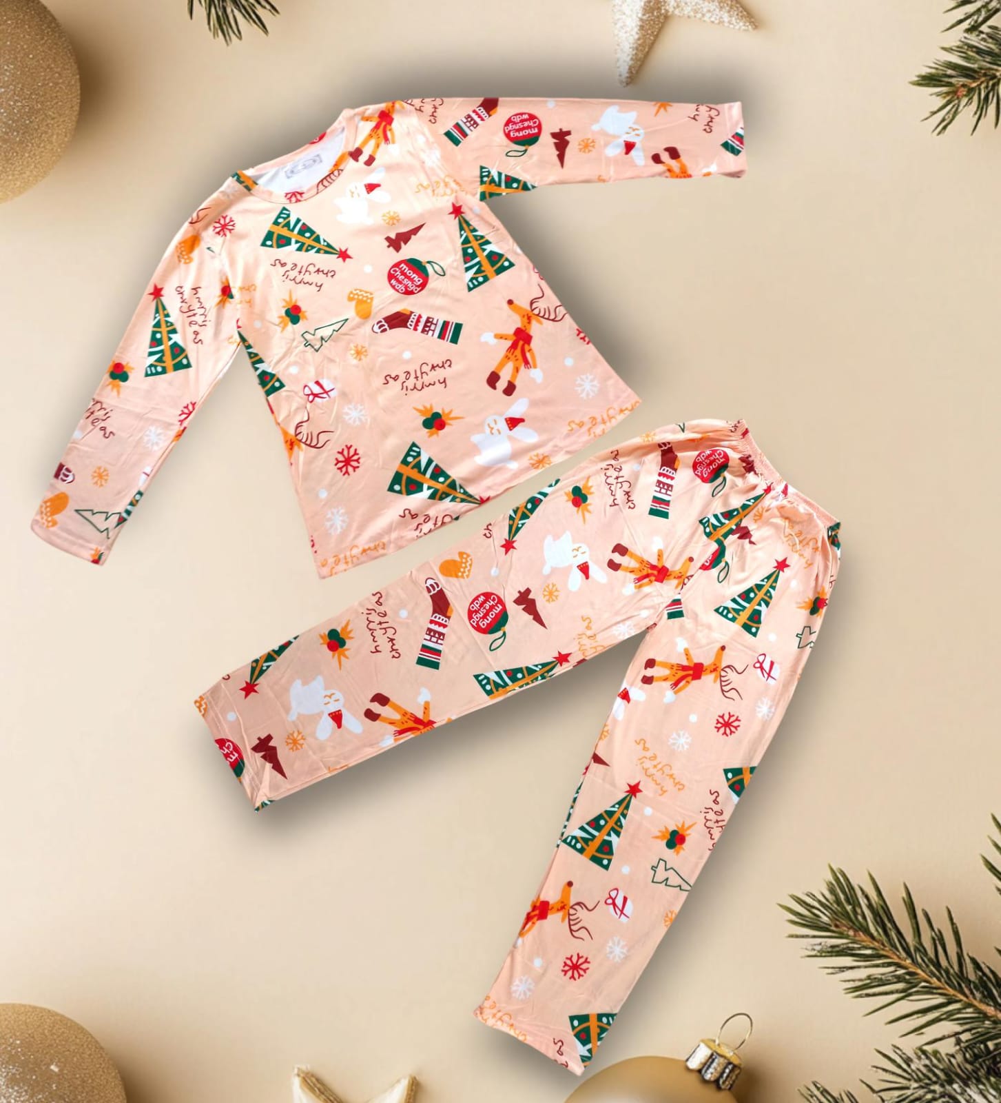 PIJAMA NAVIDEÑA INFANTIL 14
