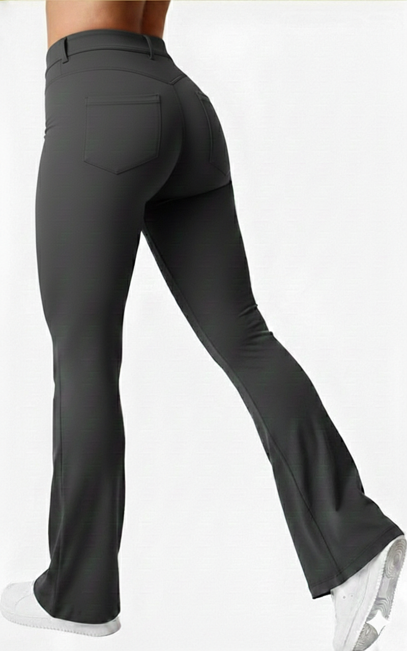 LEGGINS ACAMPANADO PRESILLAS 04 GRIS XL