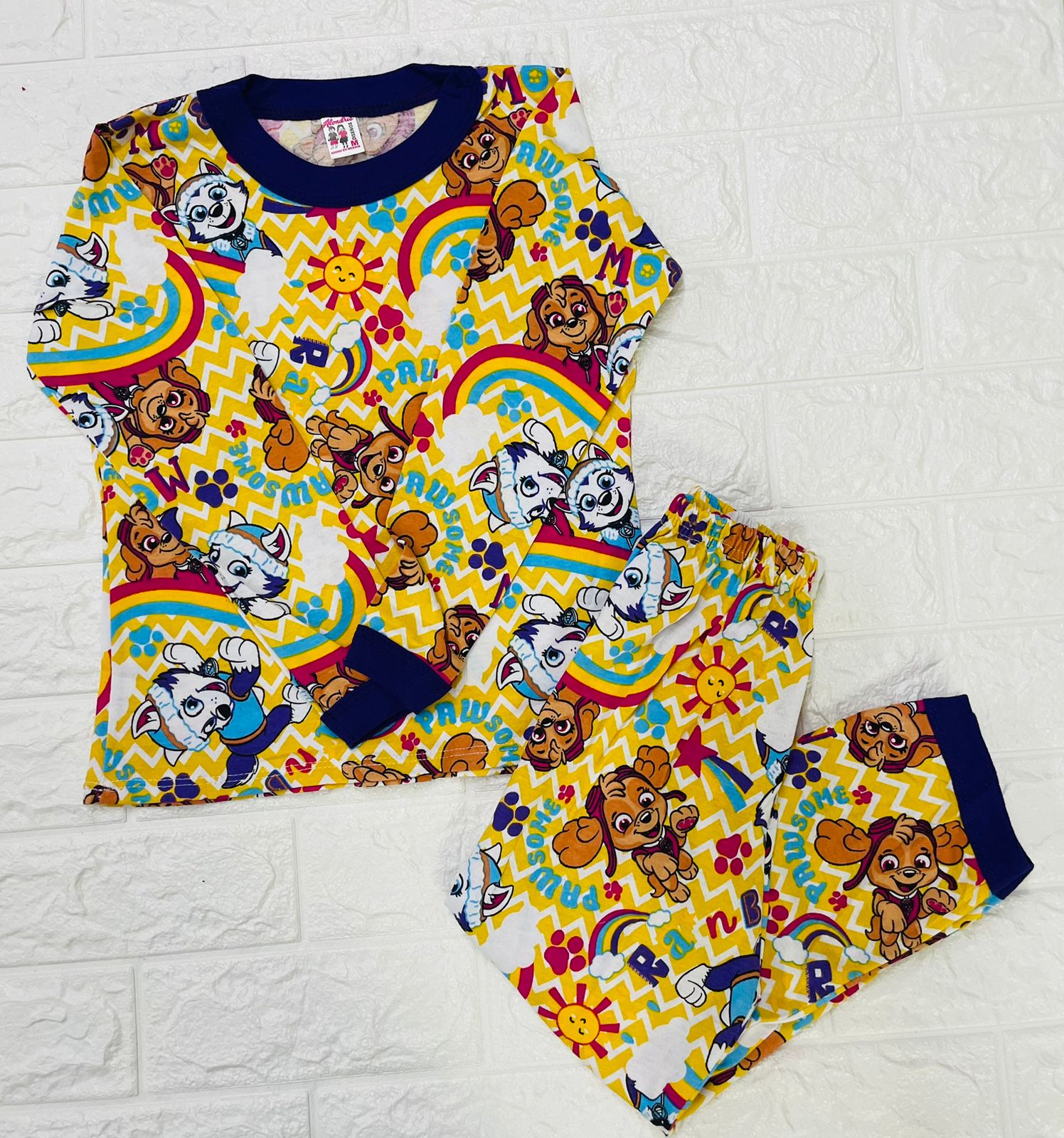 PIJAMA NIÑA PERSONAJES PAW PATROL G