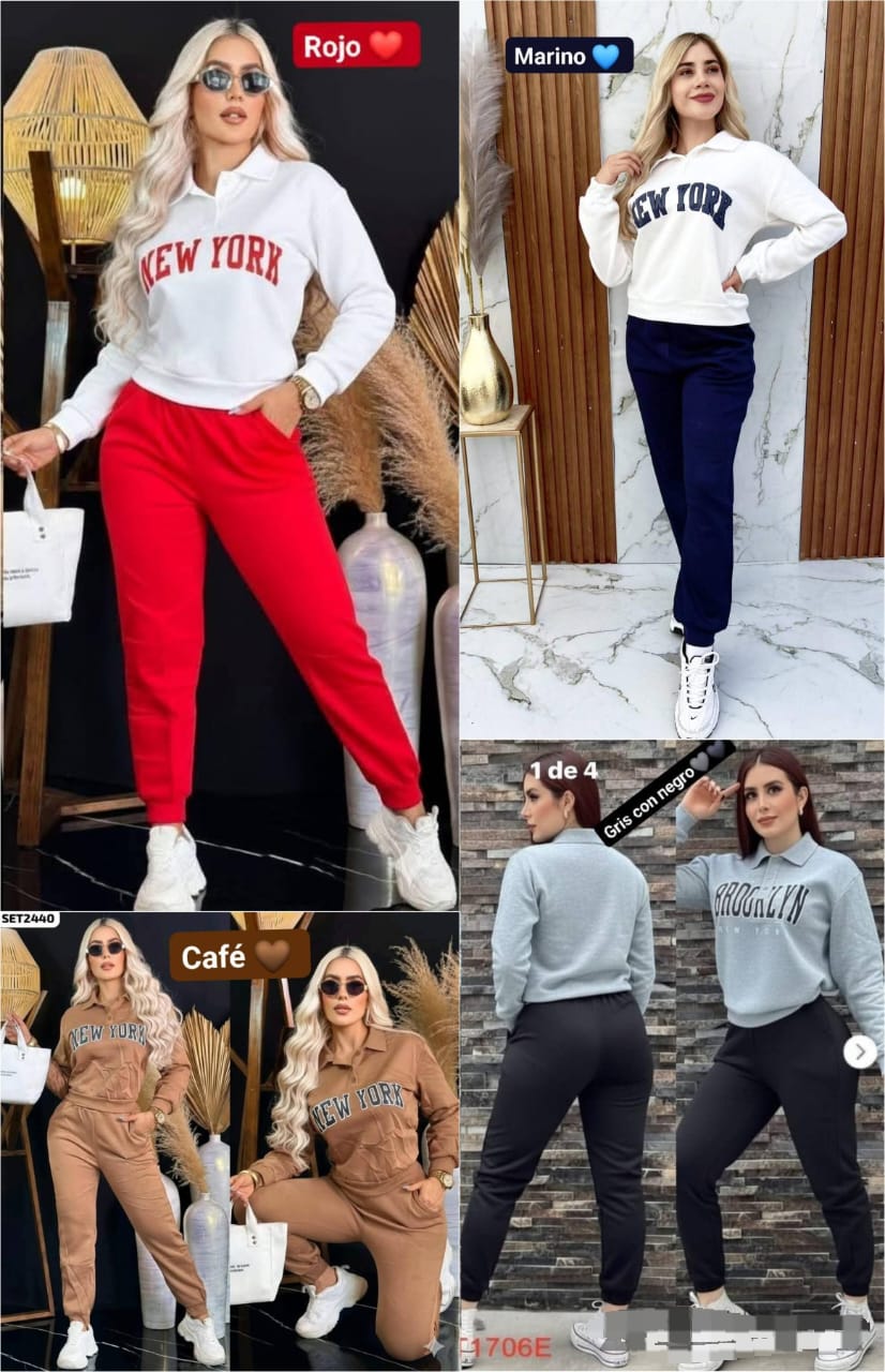 CONJUNTO NEW YORK PANTS DAMA