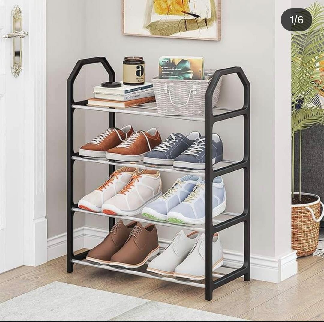 ORGANIZADOR ZAPATERA TUBOS NEGRO