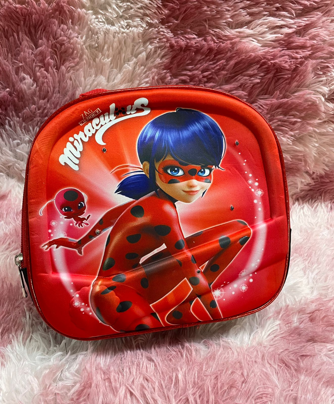 LONCHERA TERMICA LED PERSONAJES LADY BUG MODELO 2