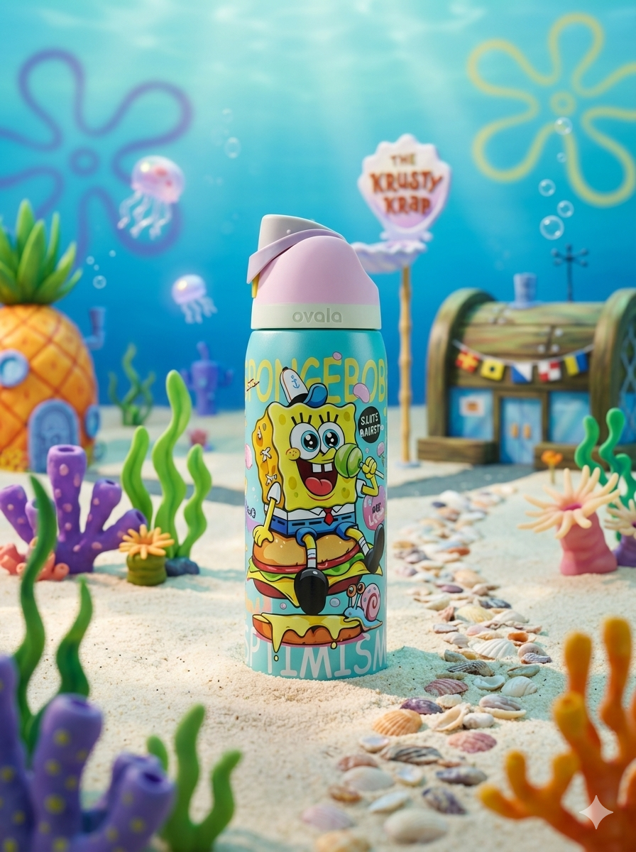 TERMO OWALA PERSONAJES 32OZ BOB ESPONJA