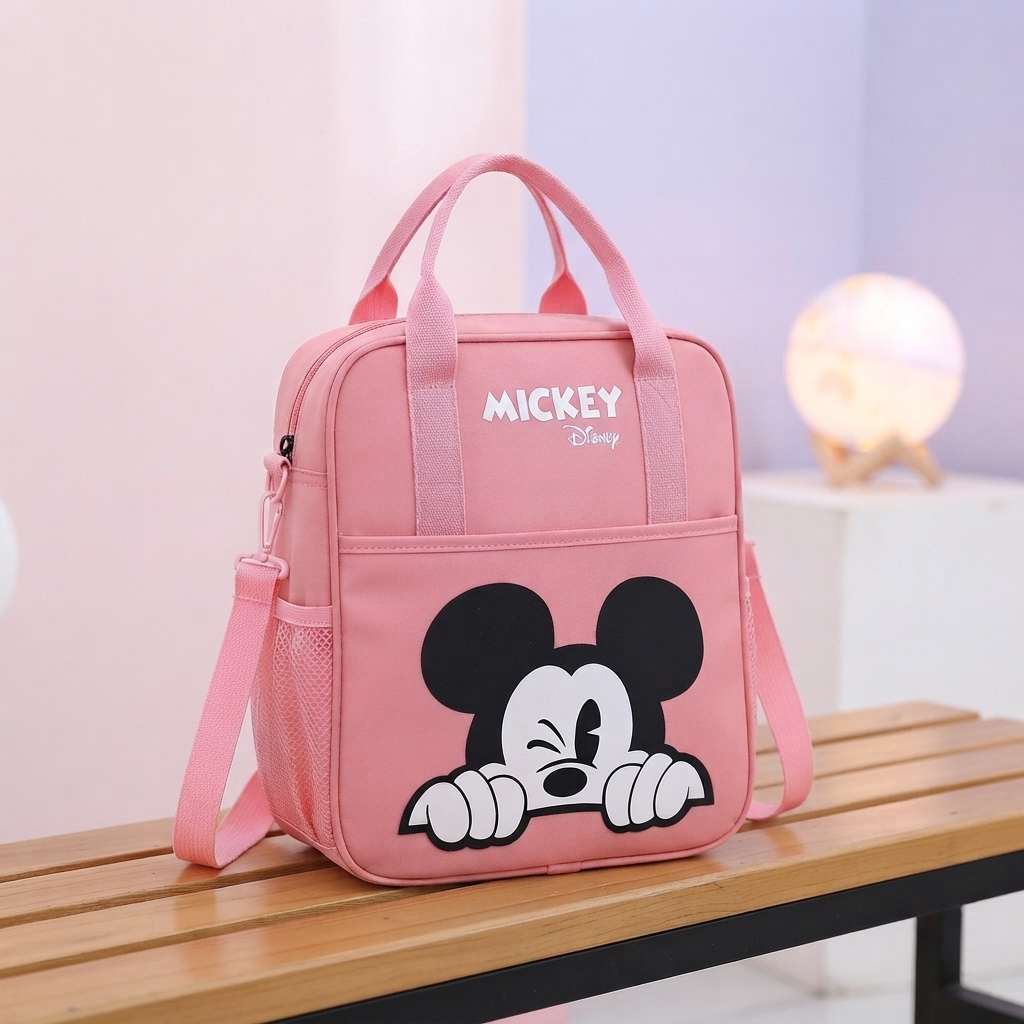 PAÑALERA MOCHILA ROSA PASTEL