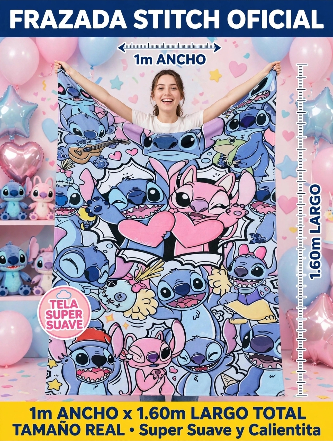 FRAZADA STITCH