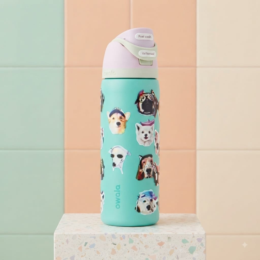TERMO OWALA 32OZ (945ML) PERROS AQUA