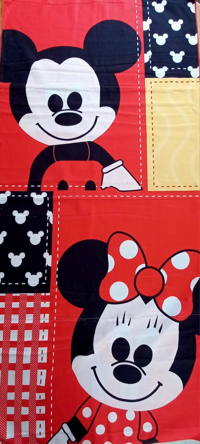 TOALLA INFANTIL DISNEY 1.50 MICKEY Y MINNIE