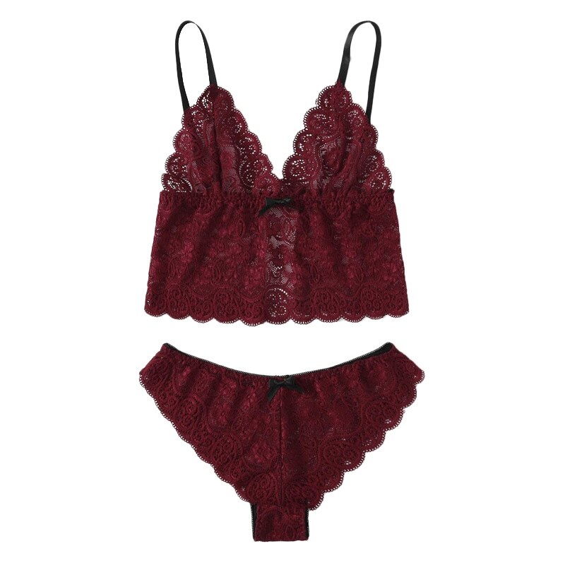 PIJAMA DE 3PZ VINO S
