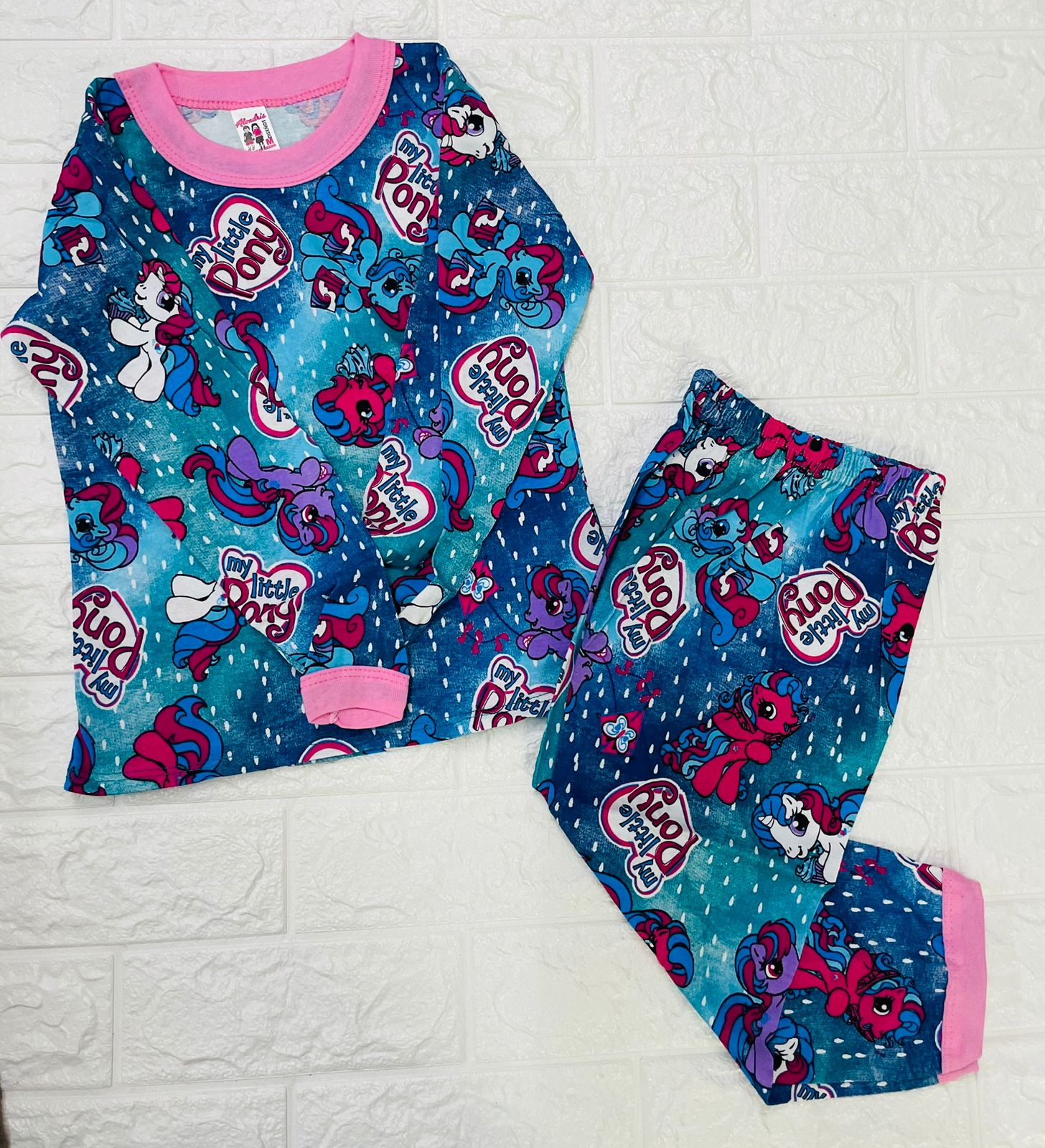 PIJAMA NIÑA PERSONAJES MY LITTLE PONY M