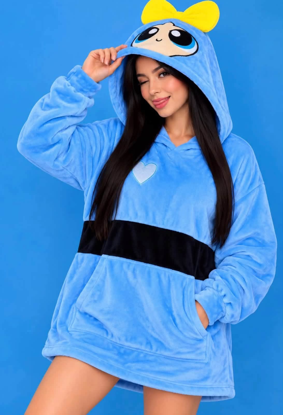 MAXI SUDADERA CHICAS SUPER P. BURBUJA L