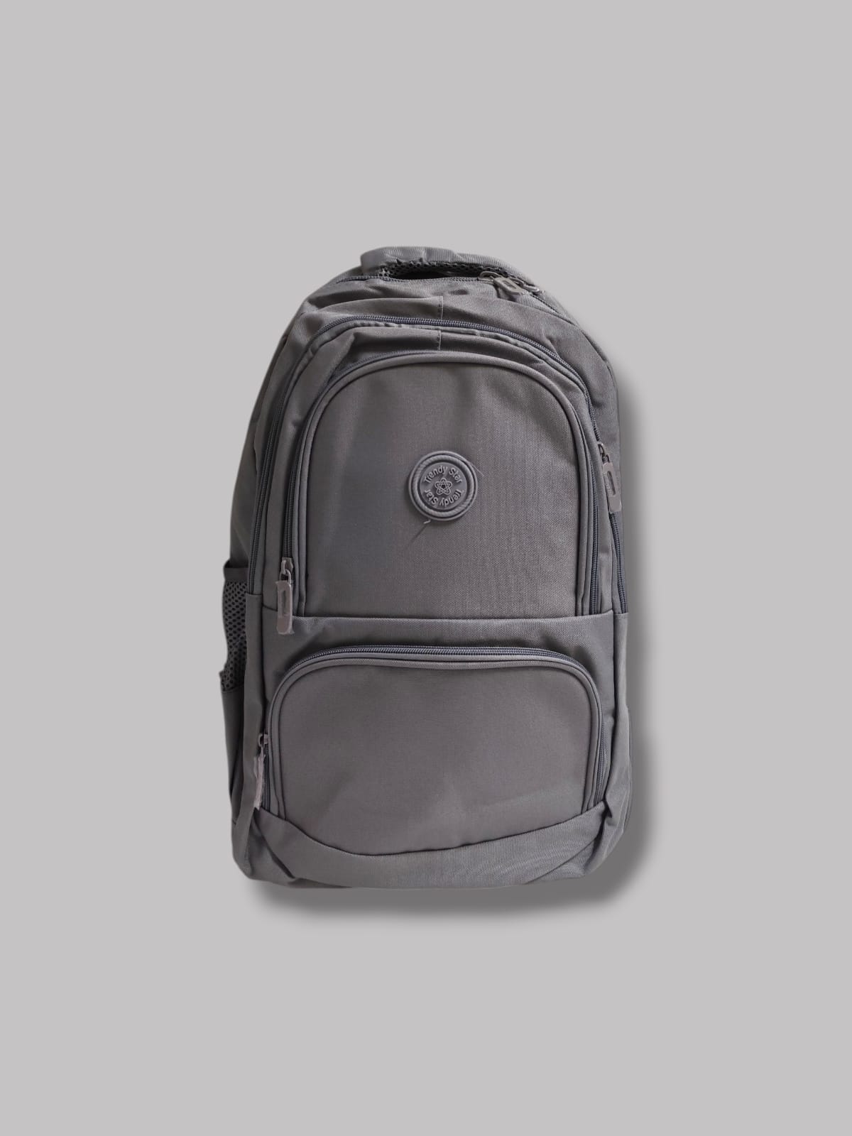 MOCHILA UNISEX TRENDY STAR GRIS