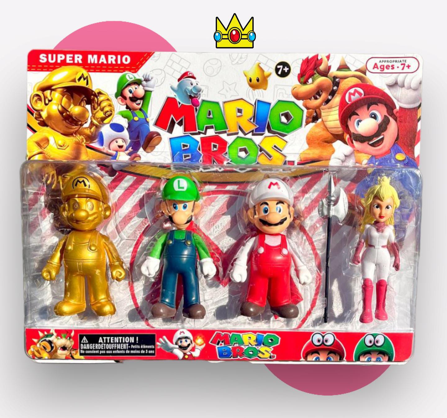 SET MUÑECOS MARIO BROS MOD.1 PEACH