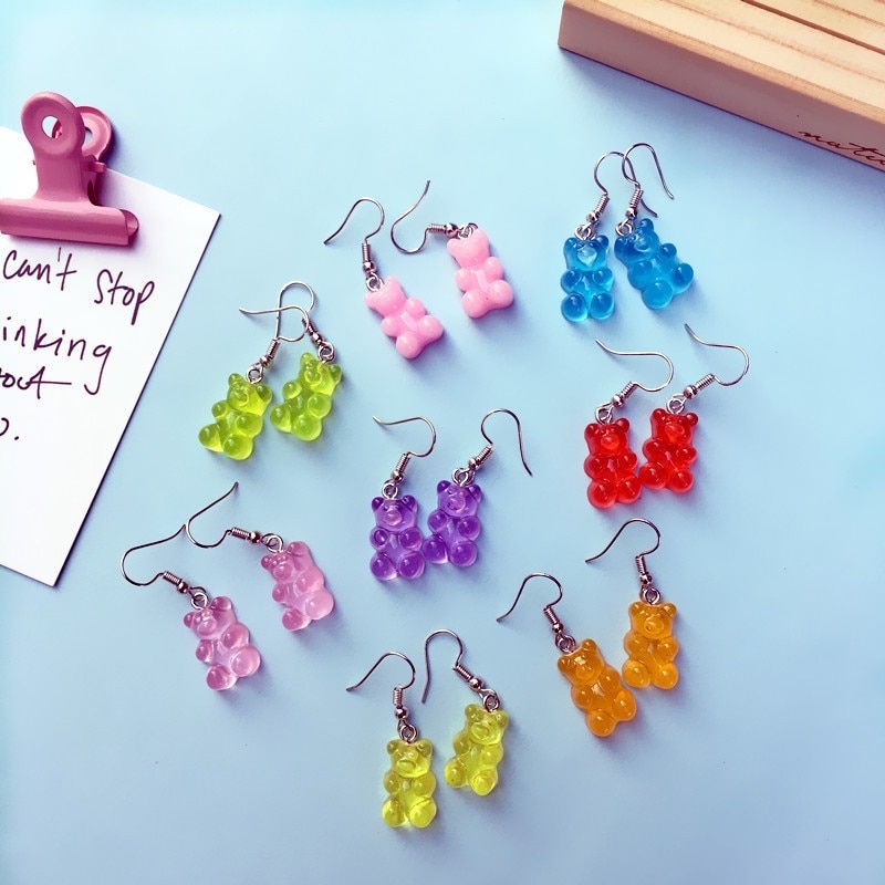 ARETES DE GOMITA OSITO