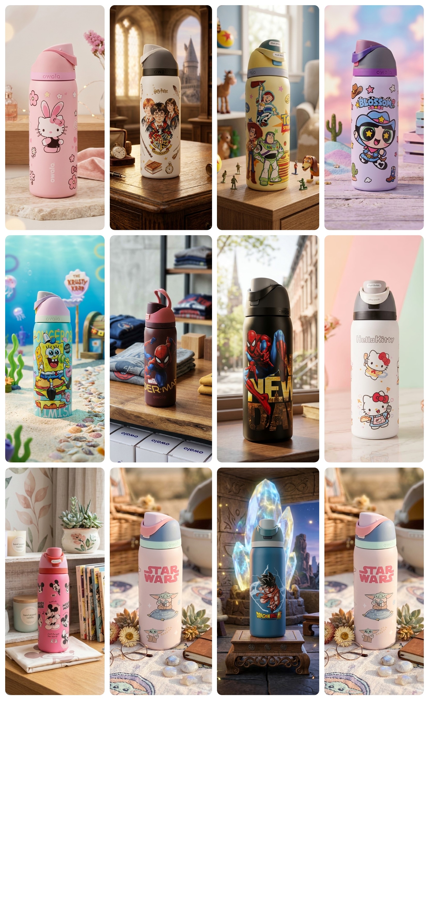TERMO OWALA PERSONAJES 32OZ